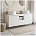 Set di Armadi da Bagno 3 pz Bianco Lucido 49,5 x 44,5 x 66 cm - Foto miniatura 7