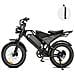 Bicicletta Elettrica Adulti DK400 Pro 20'' Fat Tire Batteria Rimovibile 48V 18Ah 250W Shimano 7 Velocità 25km /h Autonomia 40-70km Display LCD Freni Idraulici Fat Bike per Città e Fuoristrada - Foto miniatura 7