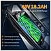 Bicicletta Elettrica Adulti DK400 Pro 20'' Fat Tire Batteria Rimovibile 48V 18Ah 250W Shimano 7 Velocità 25km /h Autonomia 40-70km Display LCD Freni Idraulici Fat Bike per Città e Fuoristrada - Foto miniatura 2