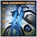 Bicicletta Elettrica Adulti DK400 Pro 20'' Fat Tire Batteria Rimovibile 48V 18Ah 250W Shimano 7 Velocità 25km /h Autonomia 40-70km Display LCD Freni Idraulici Fat Bike per Città e Fuoristrada - Foto miniatura 4