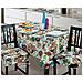 Set Cuscini Coprisedia Imbottiti Sfoderabili Modello Picture Made In Italy Fascia Rotonda 4Pz Blu - Foto miniatura 5