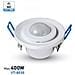 Sensore Di Movimento Da Incasso Bianco Infrarossi Ip20 400w Interno Vt-8030 5091 - Foto miniatura 1
