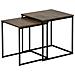 Set Di 2 Tavolini Da Caffè Vintage / nero Denny - Foto miniatura 16