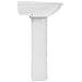 Lavandino A Colonna In Ceramica Bianca 520x440x190 Mm - Foto miniatura 4