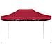 Gazebo Professionale Pieghevole Alluminio 4,5x3 m Rosso Vino - Foto miniatura 2