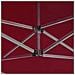 Gazebo Professionale Pieghevole Alluminio 4,5x3 m Rosso Vino - Foto miniatura 7