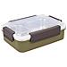 7299032 Vassoio 2 Comp 22,5 X 16 X 7 Cm Go Xtrem Qd, Acciaio Inox - Foto miniatura 1