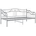 Telaio Divano Letto Grigio In Metallo 90x200 Cm - Foto miniatura 5