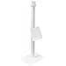 Office Stand Da Pavimento Con Portadepliant Vesa 75x75, 100x100 Whi - Foto miniatura 3