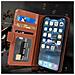 Custodia Compatibile Con Apple Iphone 13 Mini In Marrone Cioccolata - Coperchio Protettivo Con Chiusura Magnetica E 3 Slot Per Carte - Foto miniatura 3