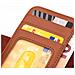 Custodia Compatibile Con Apple Iphone 13 Mini In Marrone Cioccolata - Coperchio Protettivo Con Chiusura Magnetica E 3 Slot Per Carte - Foto miniatura 7