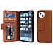 Custodia Compatibile Con Apple Iphone 13 Mini In Marrone Cioccolata - Coperchio Protettivo Con Chiusura Magnetica E 3 Slot Per Carte - Foto miniatura 8