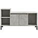 Mobile Per Tv Grigio Cemento 100x35x55 Cm Legno Multistrato - Foto miniatura 5