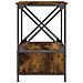 Comodino Rovere Fumo 50x41x65 Cm In Legno Multistrato - Foto miniatura 6