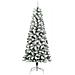 Albero Natale Artificiale Incernierato Con Neve Fioccata 180 Cm - Foto miniatura 2