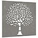 Decorazione Muro Da Giardino 55x55 Cm Albero In Acciaio Corten - Foto miniatura 3