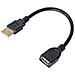 AK-USB-23 cavo USB 0,15 m USB 2.0 USB A Nero - Foto miniatura 1