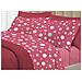 Completo Lenzuola Letto 100% Cotone Made Italy 3027 Disegno La Palla Matrimoniale Rosso - Foto miniatura 1