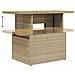 Set Divano Da Giardino 9 Pz Con Cuscini Beige In Polyrattan - Foto miniatura 3