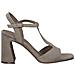 Taupe Elegant Open Sandals Sandali Pelle Scarpe Donna Beige Eu 37, 1-28380-20 341 - Foto miniatura 1
