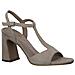 Taupe Elegant Open Sandals Sandali Pelle Scarpe Donna Beige Eu 37, 1-28380-20 341 - Foto miniatura 2