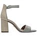Sage Comb Casual Part-open Sandals Sandali Tessile Scarpe Donna Verde Eu 36, 1-28356-42 770 - Foto miniatura 3