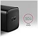 ACU-PD30 kroviklis jungiama tinkl PD 30W, 1x port USB-C, PD3.0/QC3.0/AFC /FCP /Apple Juoda Telefono cellulare, Smartphone, Orologio intelligente, Tablet, Universale, Orologio Nero AC Ricarica rapida Interno - Foto miniatura 5