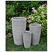 Set Di 2 Vasi Per Piante Abdera 31 Cm Grigio - Foto miniatura 1