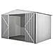 Deposito Attrezzi Da Giardino Cantiere Box 360x175cm X H 212cm - 110 Kg - 6,30 Mq Bianco - Foto miniatura 8