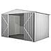 Deposito Attrezzi Da Giardino Cantiere Box 360x175cm X H 212cm - 110 Kg - 6,30 Mq Bianco - Foto miniatura 2