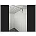 Deposito Attrezzi Da Giardino Cantiere Box 360x175cm X H 212cm - 110 Kg - 6,30 Mq Bianco - Foto miniatura 5