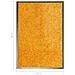 Lusso Casadino -  Zerbino Lavabile Arancione 40x60 Cm - Foto miniatura 6