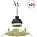 Faretto incassato 24 pcs rotondo GU10 oro Ø90 mm acciaio - Foto miniatura 4