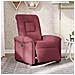 Poltrona Elettrica Reclinabile Rosso Vino in Tessuto - Foto miniatura 2