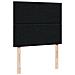 Giroletto a Molle con Materasso Nero 120x190 cm in Tessuto - Foto miniatura 7
