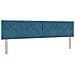 Letto Box Spring  con Materasso Blu Scuro 200x200 cm Velluto - Foto miniatura 6