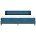 Letto Box Spring  con Materasso Blu Scuro 200x200 cm Velluto - Foto miniatura 8