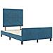 Struttura del letto  Blu scuro 120x200 cm Velluto - Foto miniatura 6