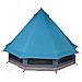 Tenda per Famiglie Tipi Blu Impermeabile per 6 Persone - Foto miniatura 6