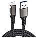 Cavo Dati Intrecciato Da 3m, Confezione Da 2: Usb Type-c A Usb 3.2, Ricarica Rapida Pd 60w 1m - Foto miniatura 1