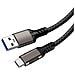 Cavo Dati Intrecciato Da 3m, Confezione Da 2: Usb Type-c A Usb 3.2, Ricarica Rapida Pd 60w 1m - Foto miniatura 3