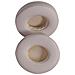 2 Cuscinetti Auricolari Di Ricambio In Pelle Proteica Compatibili Con Cuffie Beats Solo 2 E Solo 3 Beige - Foto miniatura 3