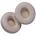 2 Cuscinetti Auricolari Di Ricambio In Pelle Proteica Compatibili Con Cuffie Beats Solo 2 E Solo 3 Beige - Foto miniatura 4