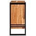 Credenza Marrone 66 x 33 x 70 cm legno massello di acacia - Foto miniatura 6