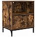 Comodino Rovere fumo 49 x 36 x 61 cm Legno multistrato - Foto miniatura 1