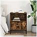 Comodino Rovere fumo 49 x 36 x 61 cm Legno multistrato - Foto miniatura 4