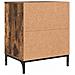 Comodino Rovere fumo 49 x 36 x 61 cm Legno multistrato - Foto miniatura 8
