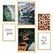 Set Di 6 Stampe Winterberg Pictures Wall Art Print Decoration Poster Interior Design In Art Gallery A3 & A4 Telaio In Legno Chiaro - Foto miniatura 1