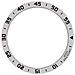 Anello Lunetta Argento & Nero - 45mm Acciaio Inossidabile Compatibile Con Samsung Watch5 Pro - Foto miniatura 1