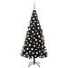 Albero di Natale con 300 LED con supporto Nero 210 cm PVC - Foto miniatura 3